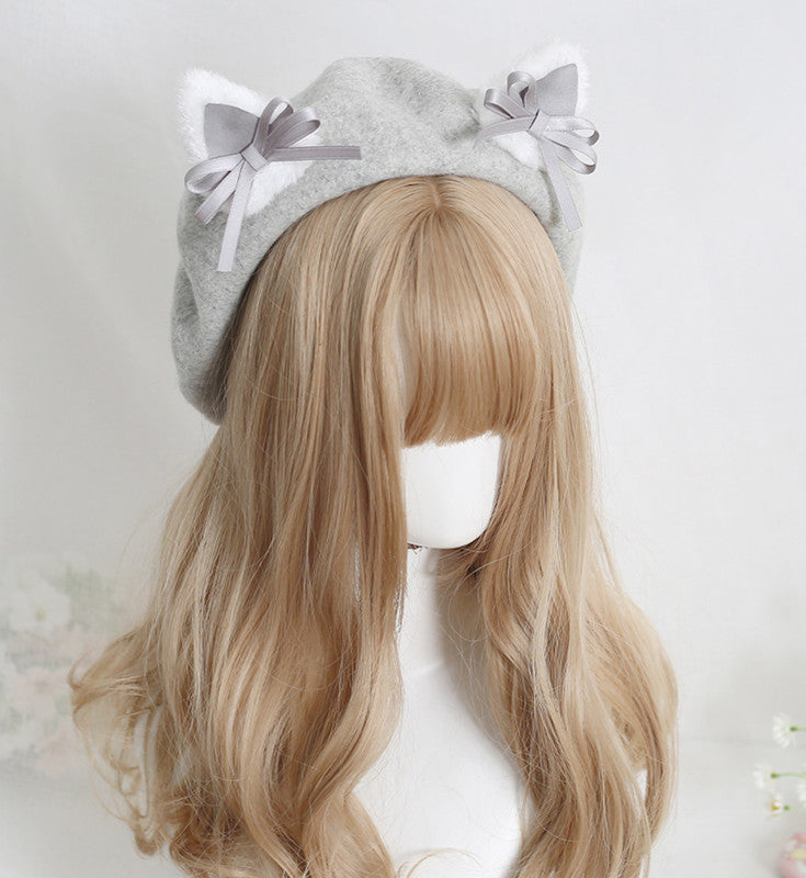 Lovely Cat Ears Lolita Beret PN4633 – Pennycrafts display picture 1