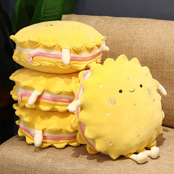 Cute Biscuit Pillow And Blanket PN5554