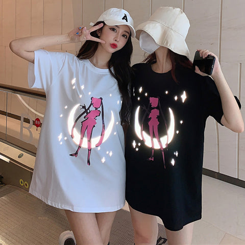 Fashion Reflective Sailormoon T-shirt PN2802