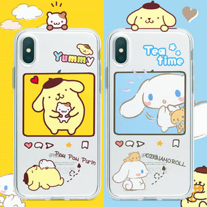 Lovely Cinnamoroll Phone Case for iphone 7/7plus/8/8P/X/XS/XR/XS Max/11/11pro/11pro max PN2488
