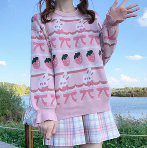 Fashion Strawberry Sweater PN4504