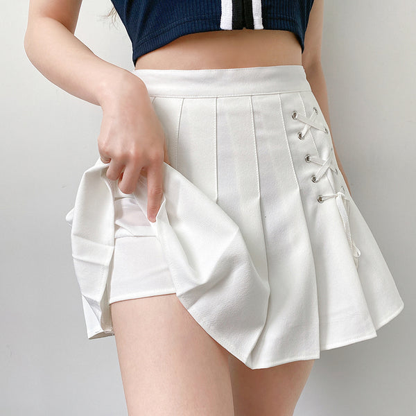 Fashion High Waist Pleated Skirt PN3741