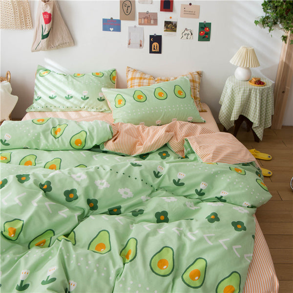 Fashion Avocado Bedding Set PN2663