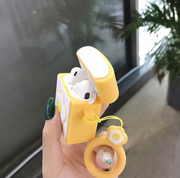 Kawaii Poached Egg Airpods Case For Iphone PN2022