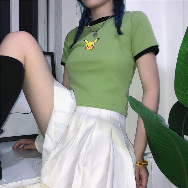 Fashion Pikachu Top and Skirt PN1526