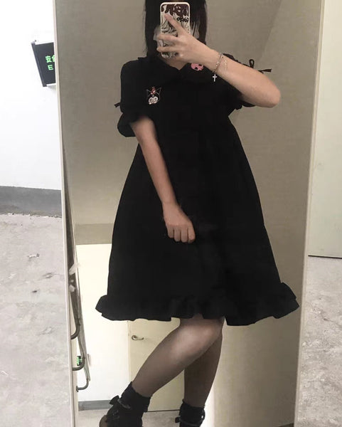Black Anime Girls Dress PN5192