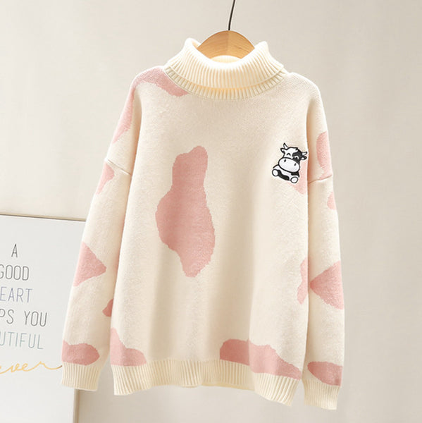 Fashion Milk Cow Sweater PN5263