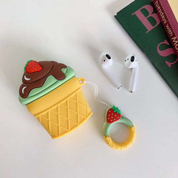 Ice Cream Airpods Protector Case For Iphone PN1166