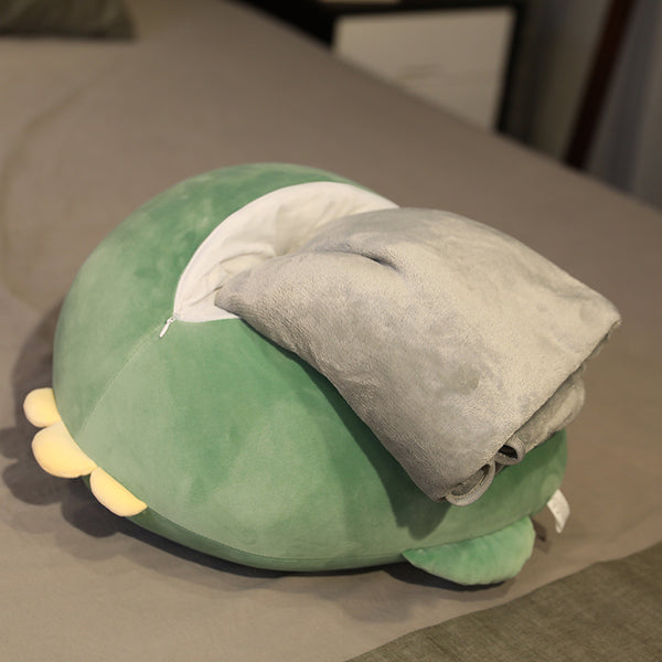 Lovely Dinosaur Pillow And Blanket PN4073