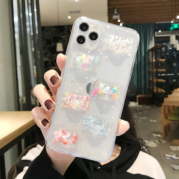 Sweet Candy Phone Case for iphone 6/6s/6plus/7/7plus/8/8P/X/XS/XR/XS Max/11/11pro/11pro max PN2528