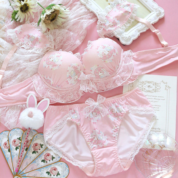 Pink Anime Underwear Suits PN3143