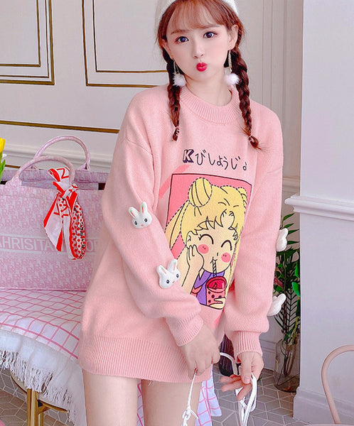 Fashion Saliormoon Sweater PN4356