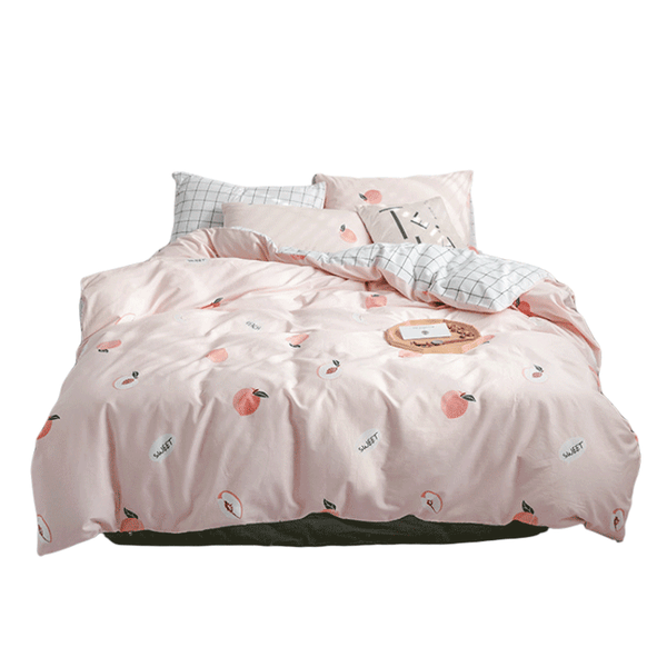 Fashion Peach Bedding Set PN2572