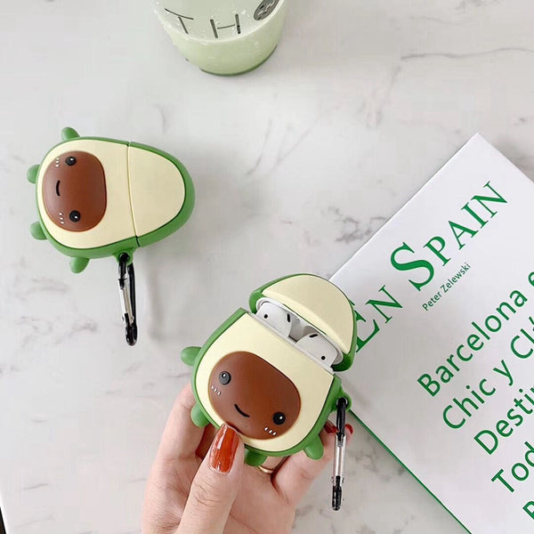 Smile Avocado Airpods Case For Iphone PN1545