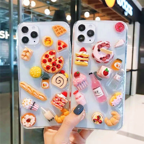 Sweet Foods Phone Case for iphone 7/7plus/SE2/8/8P/X/XS/XR/XS Max/11/11pro/11pro max/12/12pro/12pro max/13/13pro/13pro max PN4883