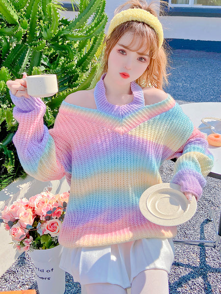 Fashion Rainbow Sweater PN4685