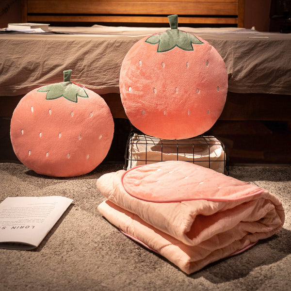 Sweet Fruits Pillow And Blanket PN5774