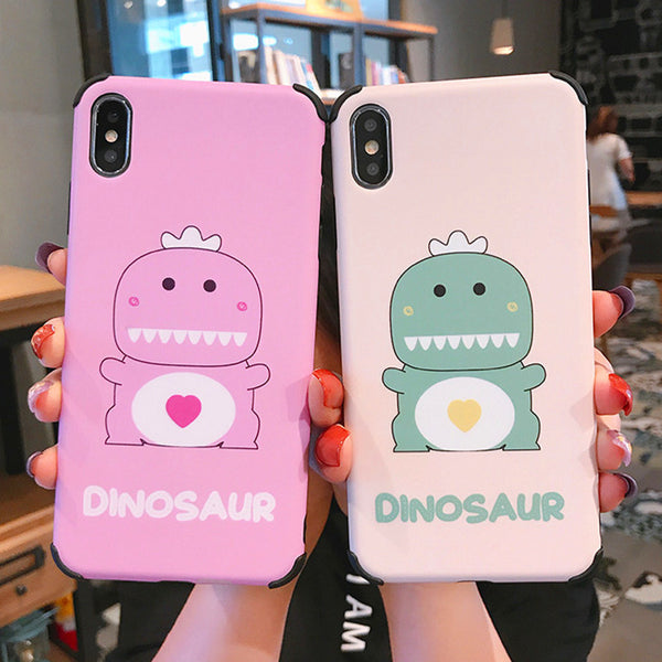 Cute Dinosaur Phone Case for iphone 6/6s/6plus/7/7plus/8/8P/X/XS/XR/XS Max PN1802