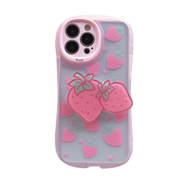 Sweet Strawberry Phone Case for iphone 7/7plus/SE2/8/8P/X/XS/XR/XS Max/11/11pro/11pro max/12/12pro/12pro max/13/13pro/13pro max PN4984