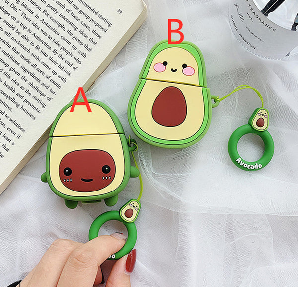 Smile Avocado Airpods Case For Iphone PN1591