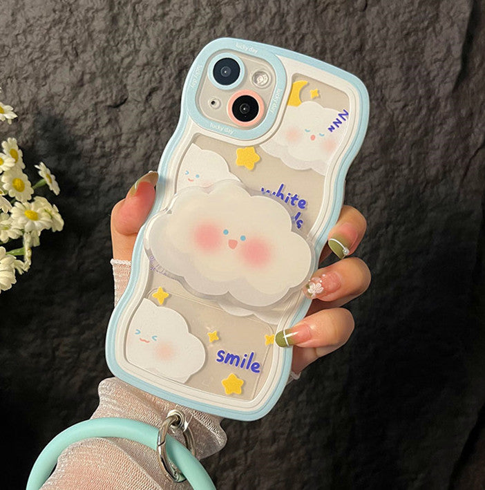 Kawaii Clouds Phone Case for iphone 7/7plus/SE2/8/8P/X/XS/XR/XS Max/11/11pro/11pro max/12/12pro/12pro max/13/13pro/13pro max PN5314