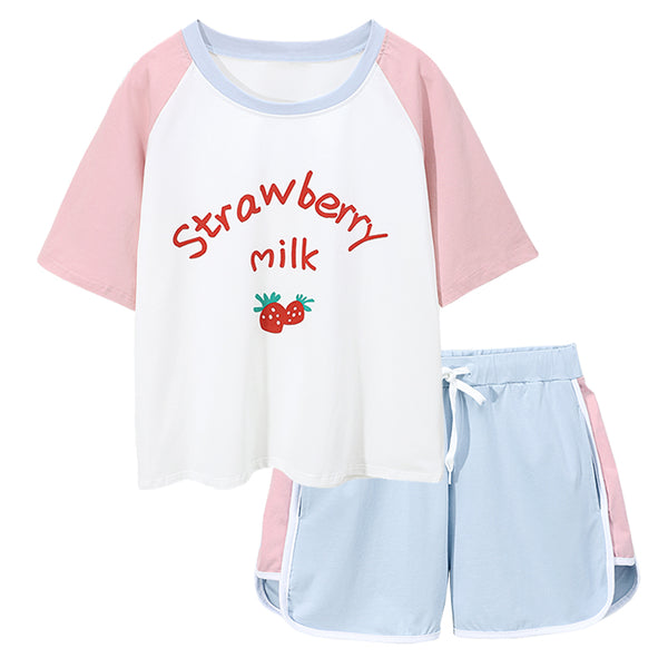 Fashion Strawberry Pajamas Suits PN2733