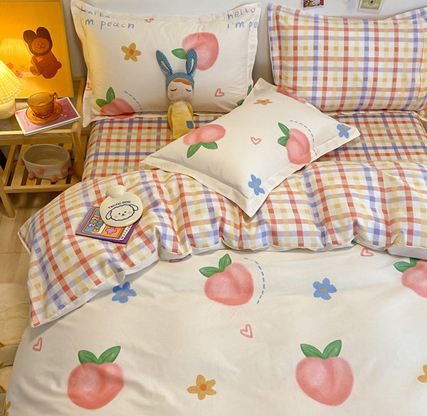 Cute Peach Bedding Set PN3900