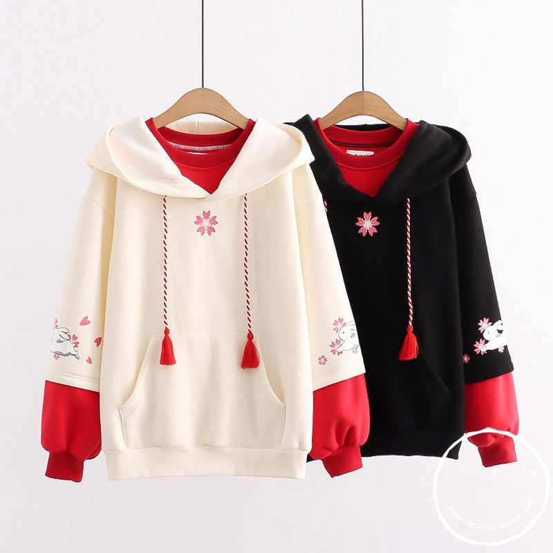 Sakura Bunny Hoodie