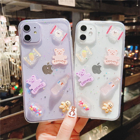 Candy Bear Phone Case for iphone 6/6s/6plus/6splus/7/7plus/8/8plus/X/XS/XS Max/11/11pro/11pro Max PN2751