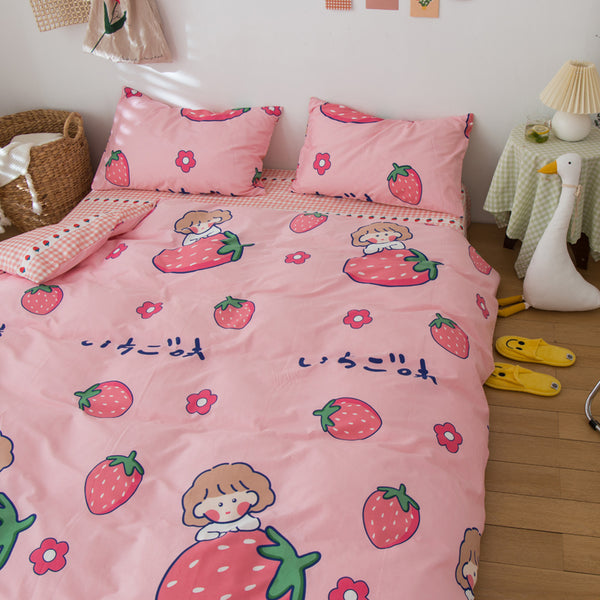 Strawberry Girl Bedding Set PN2861