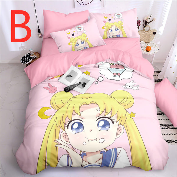 Cute Usagi and Luna Bedding Set PN1921