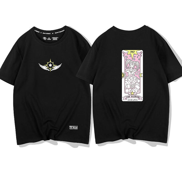 Fashion Sakura Flower Clow Lover Tshirt PN1218