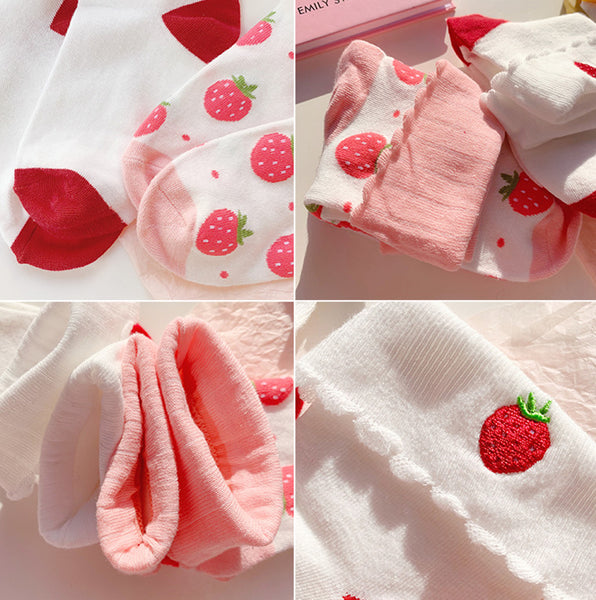 Sweet Strawberry Socks PN2662