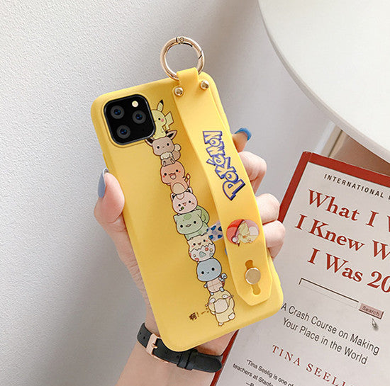 Lovely Wrist Strap Bracket Phone Case for iphone XS/XR/XS Max/11/11pro/11pro max PN1810