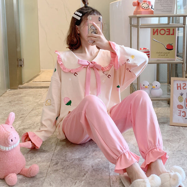 Strawberry Bear Pajamas Suits PN4526
