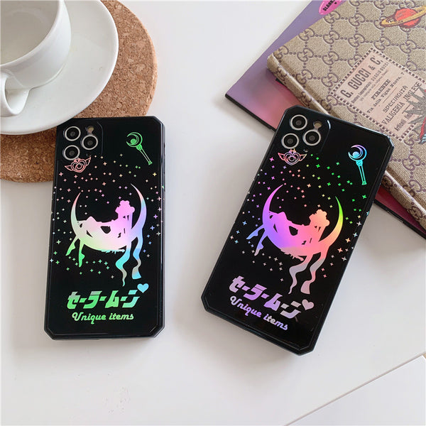 Fashion Sailor Moon Phone Case for iphone 7/7plus/8/8P/X/XS/XR/XS Max/11/11pro/11pro max PN2932
