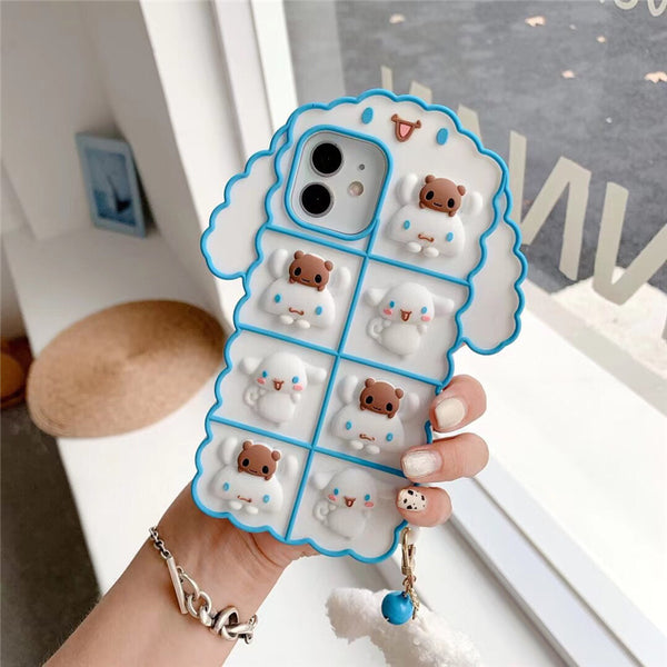 Cute Dog Phone Case for iphone 7/7plus/8/8P/X/XS/XR/XS Max/11/11pro/11pro max/12/12mini/12pro/12pro max/13/13pro/13pro max PN4379