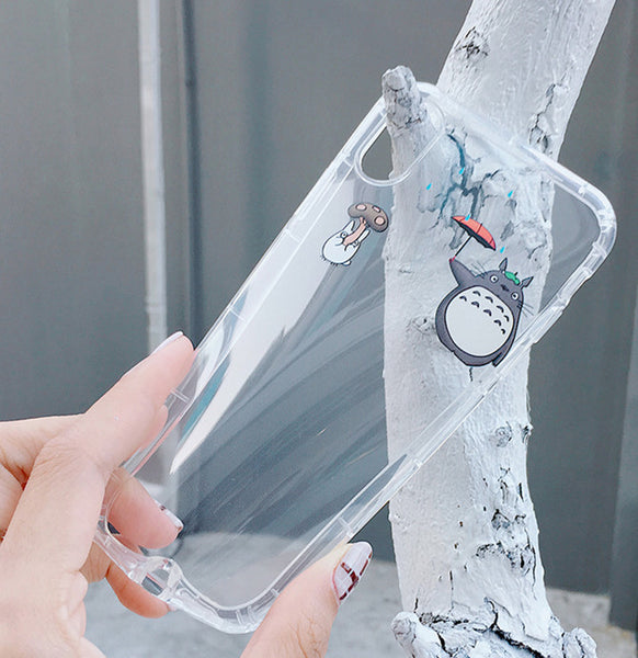 Cute Totoro Phone Case for iphone 6/6s/6plus/7/7plus/8/8P/X/XS/XR/XS Max/11/11pro/11pro max PN2235