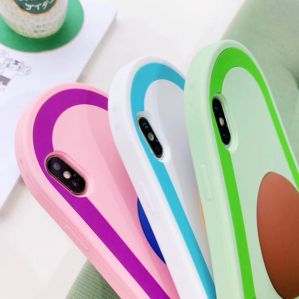 Lovely Avocado Phone Case for iphone 6/6s/6plus/7/7plus/8/8P/X/XS/XR/XS Max PN1739