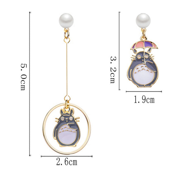 Totoro Earrings/Clips PN2246