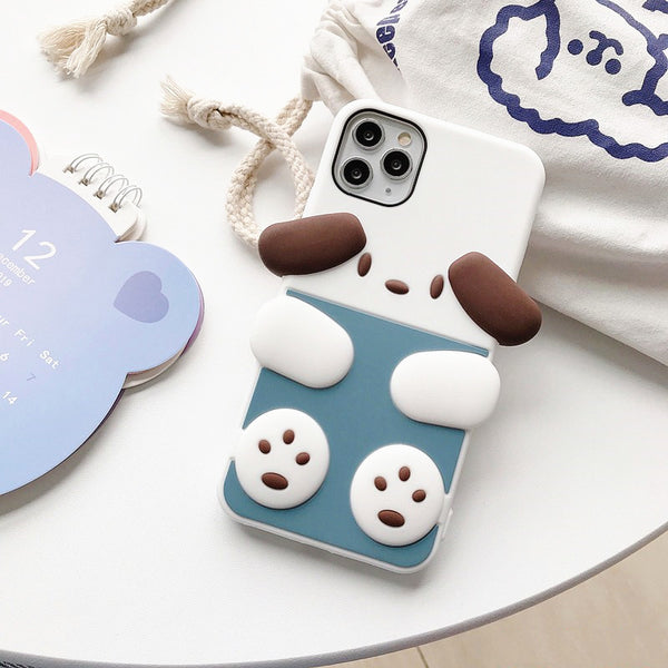 Cartoon Dogs Phone Case for iphone 7/7plus/8/8P/X/XS/XR/XS Max/11/11pro/11pro max PN2534