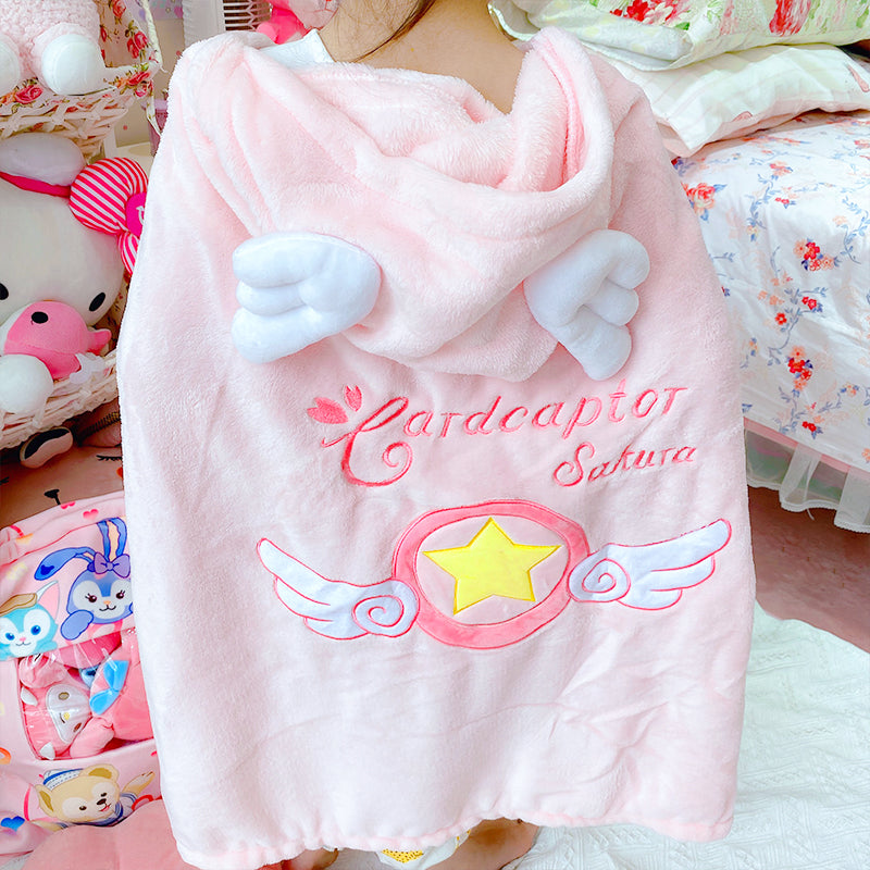 Kawaii Sakura Cloak Blanket PN5361