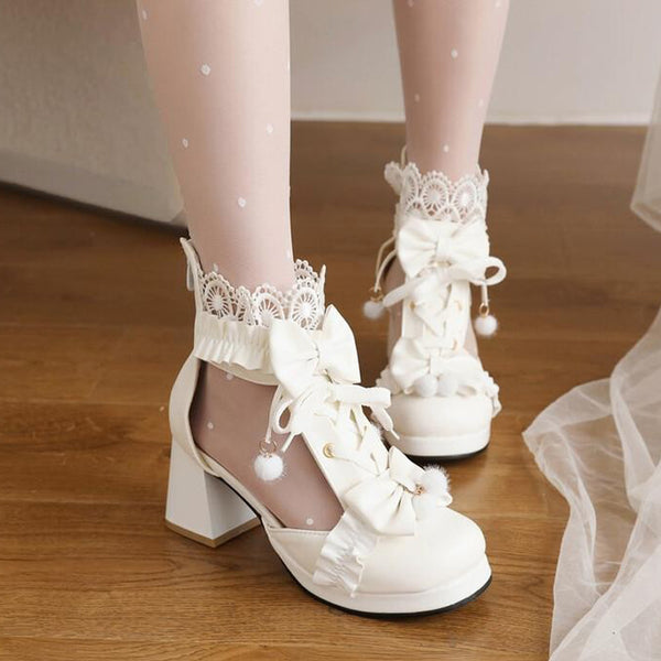 Fashion Bowtie Lolita Shoes PN4878