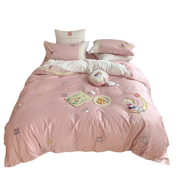 Cartoon Sailormoon Bedding Set PN3948