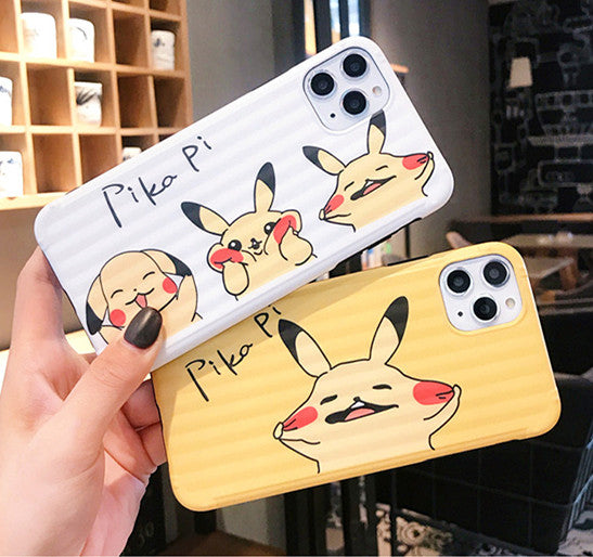 Funny Pikachu Phone Case for iphone 7/7plus/8/8P/X/XS/XR/XS Max/11/11pro/11pro max PN2043