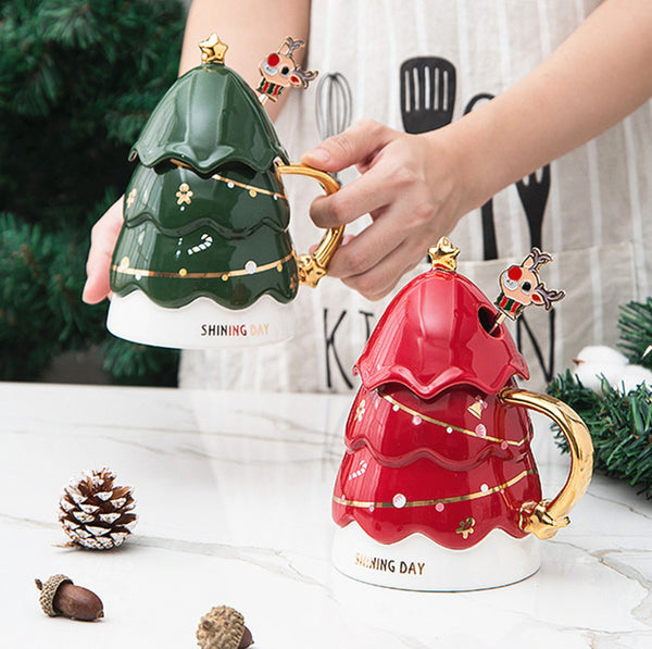 Lovely Christmas Tree Mug Cups PN3385