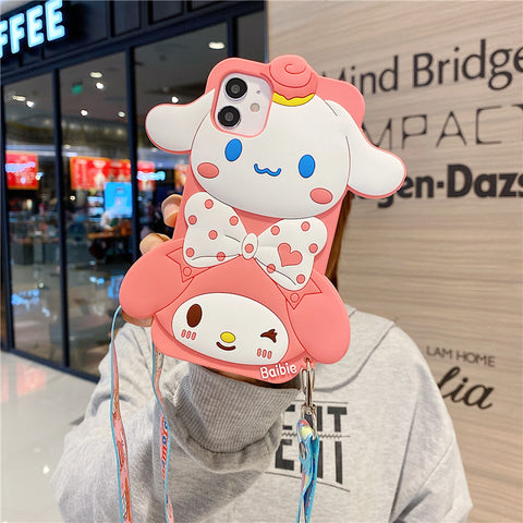 Cute Anime Phone Case for iphone 7/7plus/8/8P/X/XS/XR/XS Max/11/11pro/11pro max/12/12pro/12pro max/12mini PN3779