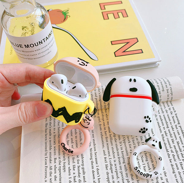 Snoopy and Charlie Airpods Case For Iphone PN1410