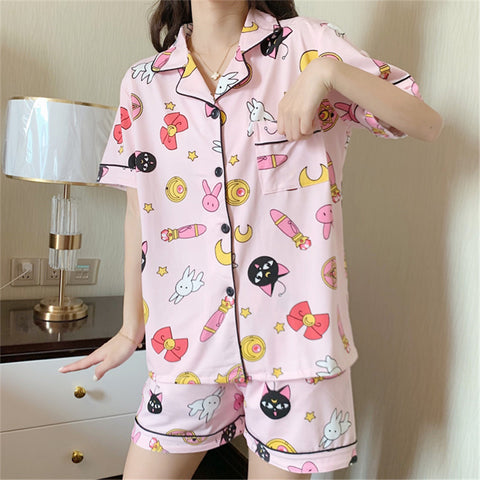 Cute Luna Pajamas Suits PN2696