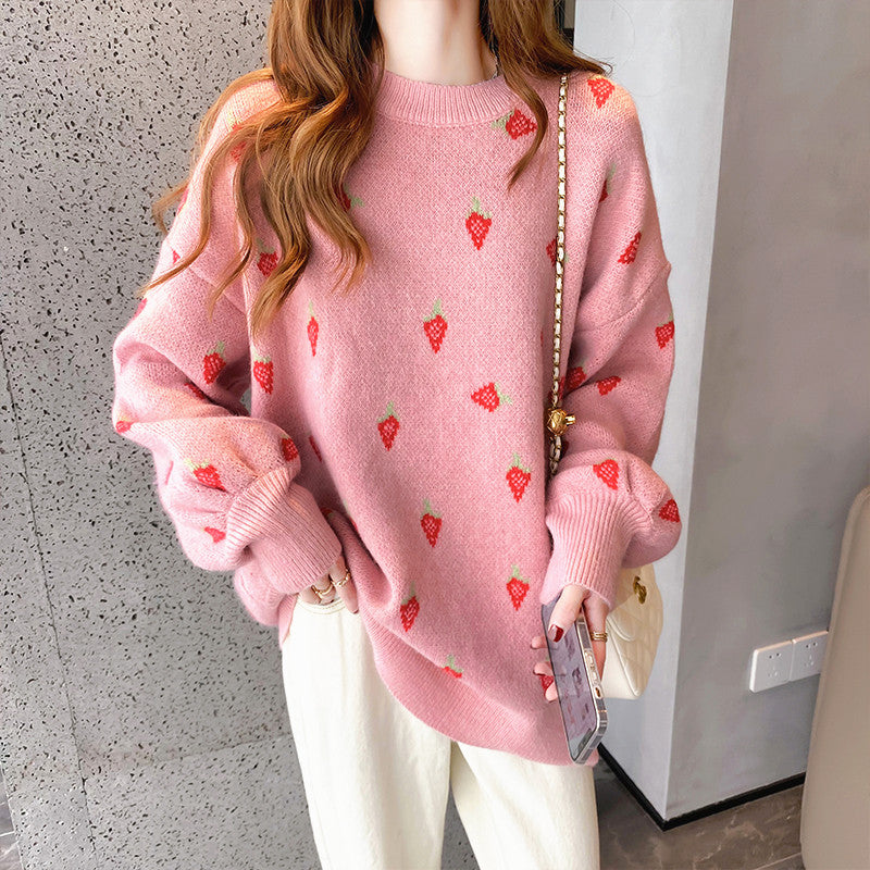 Cute Strawberry Sweater PN4220
